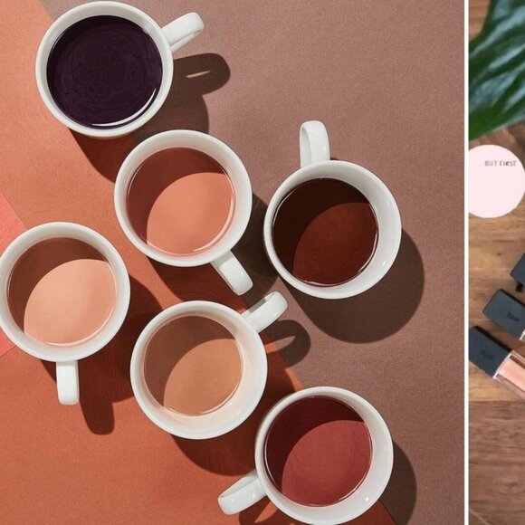 BNIB FRENCH PRESS BRILLIANT LIP GLOSS Nudes Last Ones in Salted Caramel - Picture 4 of 5